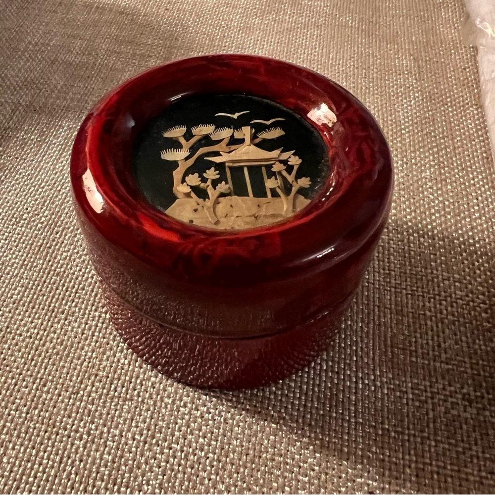 Vintage Asian Trinket Box